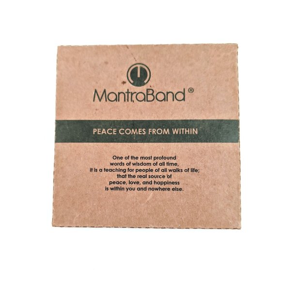Peace Comes From Within Unisex Mantraband Bracelet - Picture 5 of 9